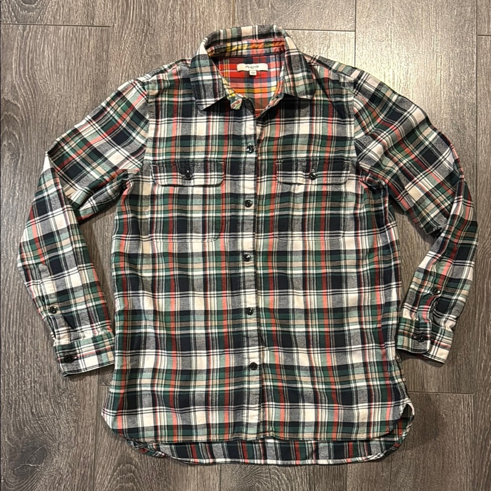 Madewell Plaid Flannel Shirt